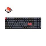 Клавіатура механічна Keychron K17 PRO 100Key, Gateron MX 2.0 Red, WL/BT/USB-A, QMK, RGB, чорний в центрі K17P-B1-UA фото