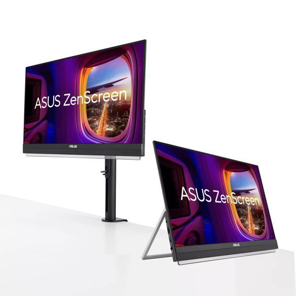 Монітор портативний Asus 21.5" ZenScreen MB229CF HDMI, USB-C, MM, IPS, 100Hz, AdaptiveSync, Pivot, C-Clamp Arm 90LM08S5-B01A70 фото