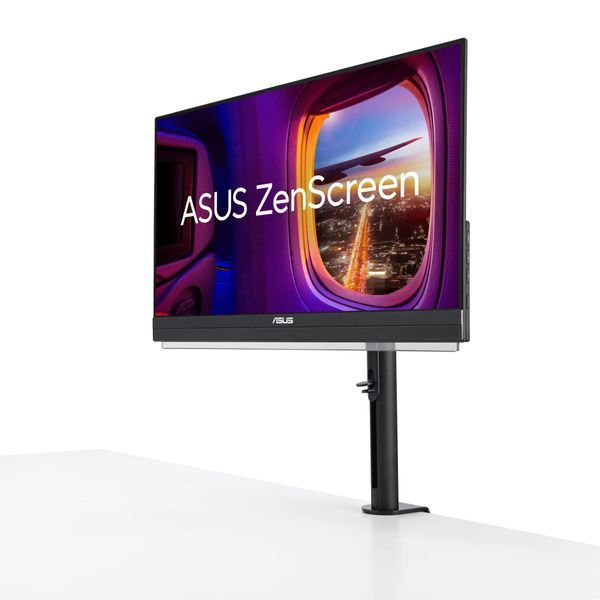 Монітор портативний Asus 21.5" ZenScreen MB229CF HDMI, USB-C, MM, IPS, 100Hz, AdaptiveSync, Pivot, C-Clamp Arm 90LM08S5-B01A70 фото