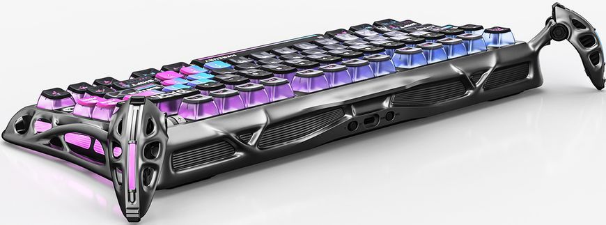 Клавіатура механічна GravaStar Mercury K1 Pro 80keys, GravaStar x Kailh Speedy Mint, BT/WL/USB, чорний GSK1PRO_CBLK фото
