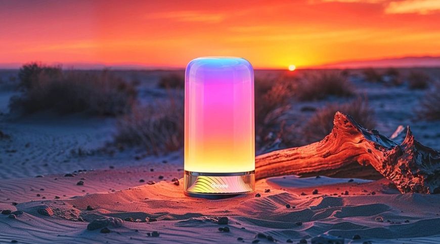 Настільний світильник розумний Govee H6022 Table Lamp 2, RGBICWW, WI-FI/Bluetooth, білий H60223D1 фото