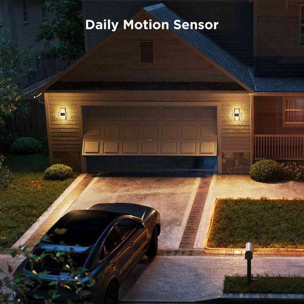 Світильник Govee H7078 Smart Outdoor Wall light, RGBICWW, IP65, WI-FI/Bluetooth, білий H7078CD1 фото