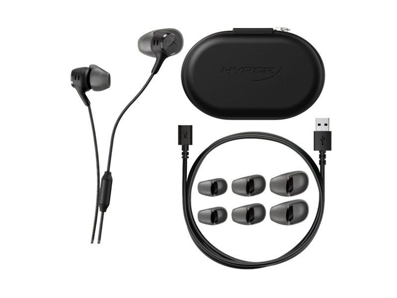 Гарнітура ігрова HyperX Cloud Earbuds III S, USB-C, чорний BN7S1AA фото