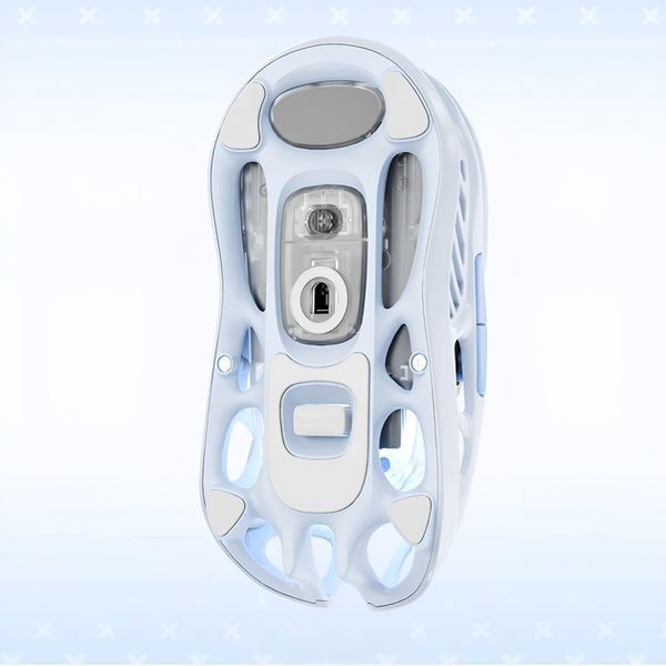 Миша GravaStar Mercury M1 Pro, magnesium alloy body, BT/WL/USB-A, RGB, Ice Blue GRAVASTARM1PRO_BLU фото
