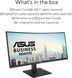 Монітор Asus 34" VA34VCPSR HDMI, DP, USB-C, 3xUSB, RJ-45, MM, VA, 3440x1440, 21:9, 100Hz, 4ms, CURVED, AdaptiveSync, HAS 90LM08JJ-B02170 фото 7