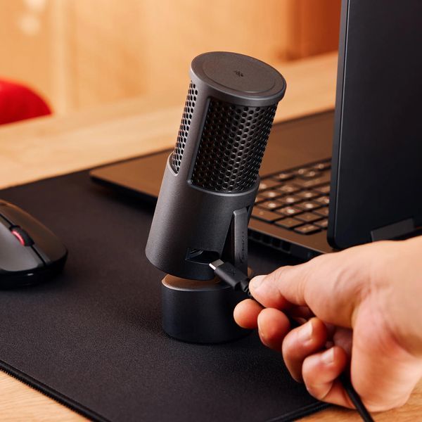 Мікрофон геймінговий HyperX SoloCast 2, Omni, USB-A, 2м, NGenuity, чорний AR0A0AA фото