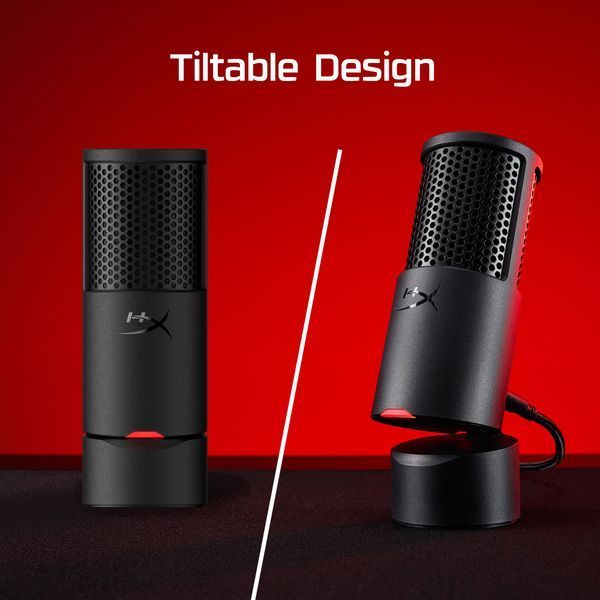Мікрофон геймінговий HyperX SoloCast 2, Omni, USB-A, 2м, NGenuity, чорний AR0A0AA фото