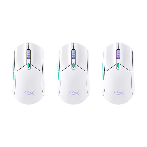 Миша HyperX Pulsefire Haste 2 Core, RGB, WL/BT, білий 8R2E7AA фото