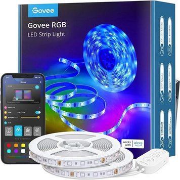 Стрічка світлодіодна розумна Govee H611 LED Strip Lights, 10м, RGB, WI-FI/Bluetooth, білий H61103A3 фото