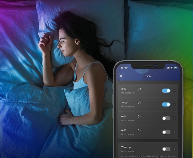 Стрічка світлодіодна розумна Govee H611 LED Strip Lights, 10м, RGB, WI-FI/Bluetooth, білий H61103A3 фото