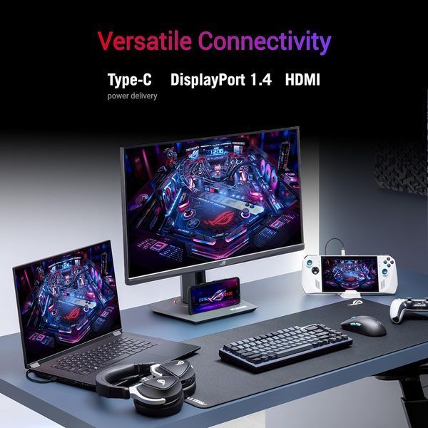 Монітор Asus 27" ROG Strix XG279CNS HDMI, DP, USB-C, IPS, 380Hz, 0.3ms, sRGB 110%, AdaptiveSync, Pivot, HDR400 90LM0AW0-B01371 фото