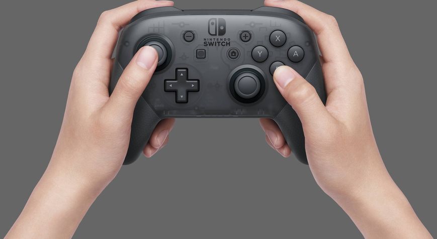Геймпад Nintendo Switch Pro бездротовий, чорний 045496430528 фото