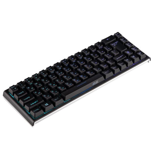 Клавіатура мембранна 2E GAMING KG350 68key, USB-A, EN/UA/RU, RGB, чорний 2E-KG350UBK фото