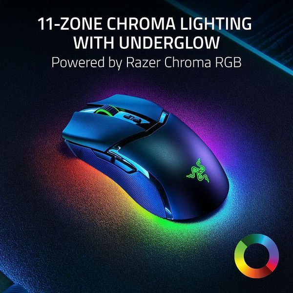 Миша Razer Cobra Pro, RGB, USB-A/WL/BT, чорний RZ01-04660100-R3G1 фото