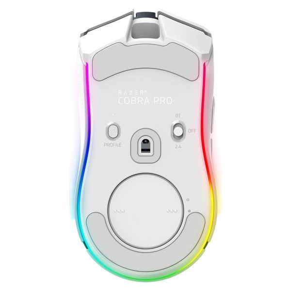 Миша Razer Cobra Pro, RGB, USB-A/WL/BT, білий RZ01-04660200-R3G1 фото