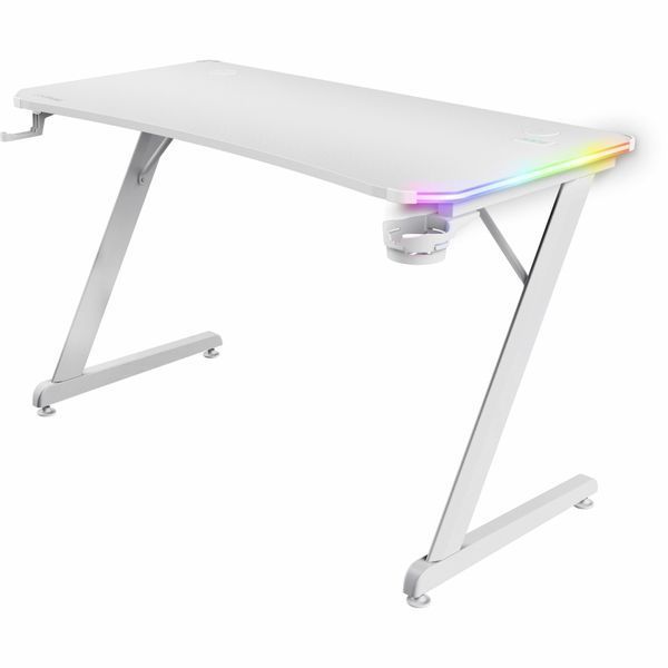 Стіл Trust GXT 709W LUMINUS, (120х74см), RGB, білий 25328_TRUST фото