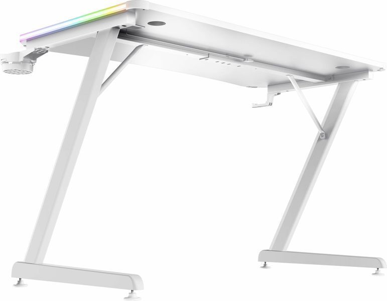Стіл Trust GXT 709W LUMINUS, (120х74см), RGB, білий 25328_TRUST фото