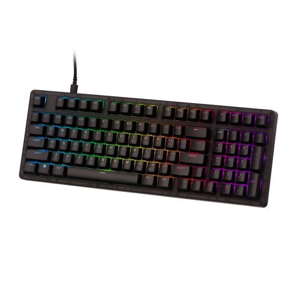 Клавіатура механічна HyperX Alloy Origins 2 1800 103key, Red, USB-A, Hot-Swap, EN/UA, RGB, чорний B4QS4AA фото