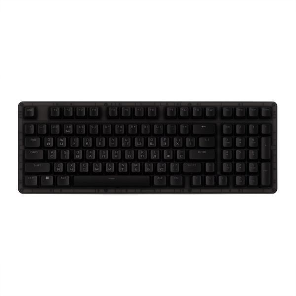 Клавіатура механічна HyperX Alloy Origins 2 1800 103key, Red, USB-A, Hot-Swap, EN/UA, RGB, чорний B4QS4AA фото