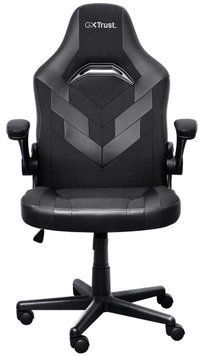 Крісло Trust GXT703 Riye, ПУ шкіра, Foldable Armrests, чорний 25128_TRUST фото