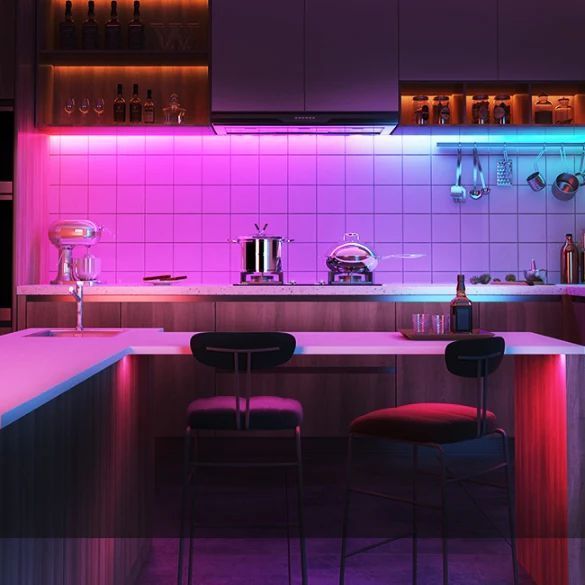 Стрічка світлодіодна розумна Govee H618С LED Strip Ligh, 10м, RGBIC, WI-FI/Bluetooth, білий H618C3D1 фото