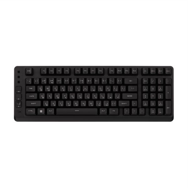 Клавіатура мембранна HyperX Alloy Origins EVE 1800 99key, Red, USB-A, EN/UA, RGB, чорний B7JE0AA фото