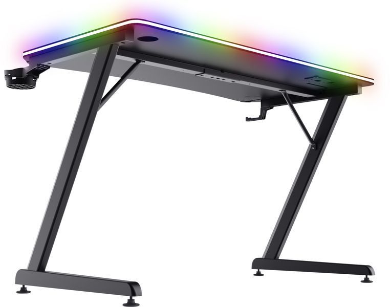 Стіл Trust GXT 710 Luminus Pro RGB, (120x60см), чорний 25419_TRUST фото