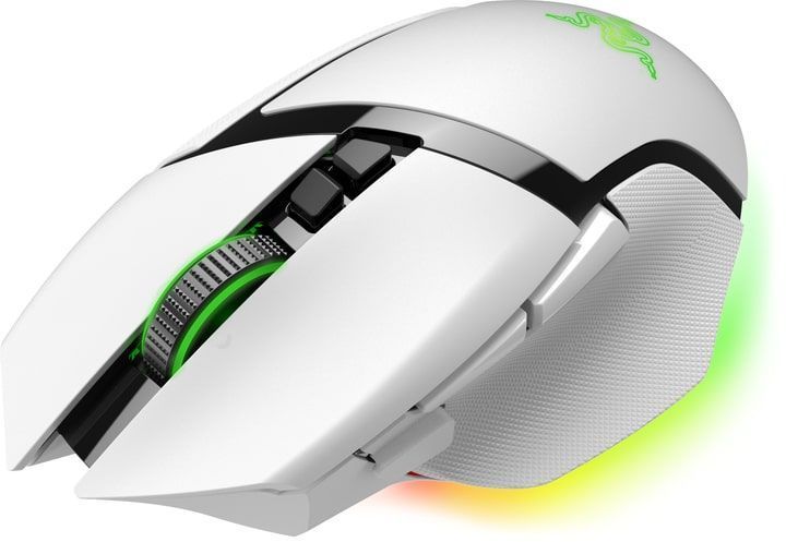 Миша Razer Basilisk V3 Pro 35K, RGB, USB-A/WL/BT, білий RZ01-05240200-R3G1 фото