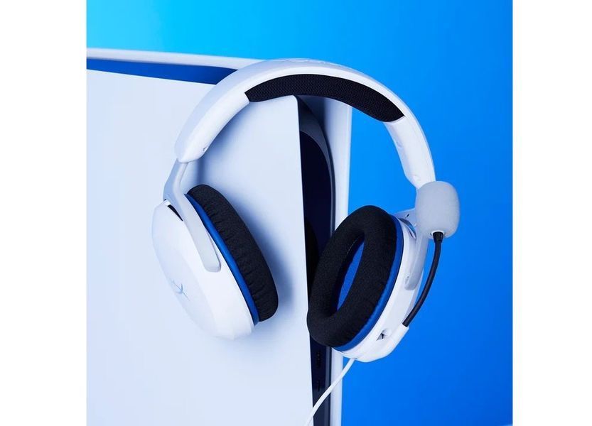 Гарнітура HyperX Cloud Stinger 2 Core PS5/PS4, mini-jack, біло-синій 6H9B5AA фото