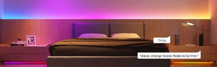 Стрічка світлодіодна розумна Govee H619С LED Strip Light With Protective Coating, 10м, RGBIC, WI-FI/Bluetooth, білий H619C3D1 фото