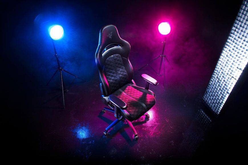 Крісло Razer Enki ПУ шкіра, 4D-Armrests, чорний RZ38-03720300-R3G1 фото
