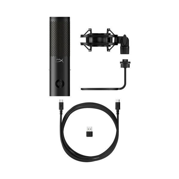 Мікрофон геймінговий HyperX QuadCast 2 S, Omni/Uni/Bi, USB-A, 3м, NGenuity, RGB, чорний 9A273AA фото