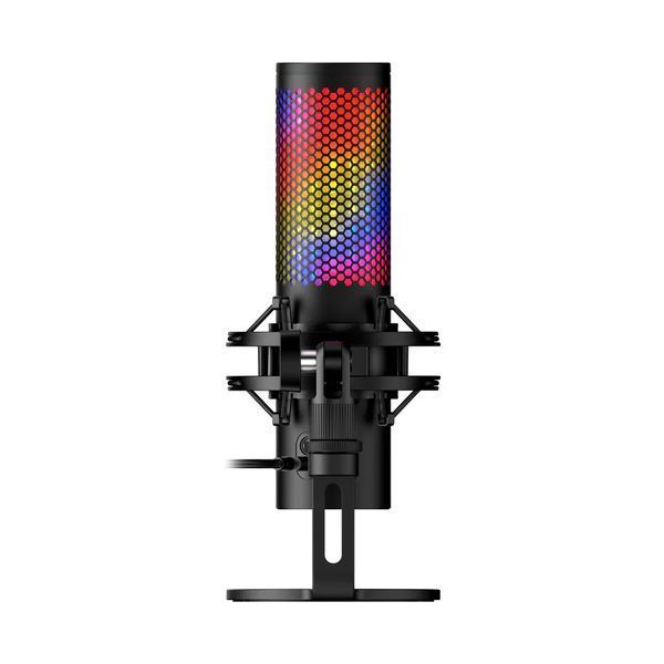 Мікрофон геймінговий HyperX QuadCast 2 S, Omni/Uni/Bi, USB-A, 3м, NGenuity, RGB, чорний 9A273AA фото