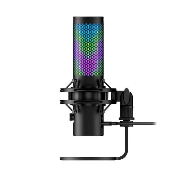 Мікрофон геймінговий HyperX QuadCast 2 S, Omni/Uni/Bi, USB-A, 3м, NGenuity, RGB, чорний 9A273AA фото