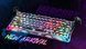 Клавіатура магнітна GravaStar Mercury V75 Pro 80keys, Magnetic Jade Gaming, 8K, USB-A, RGB, Neon Graffiti GSV75PRO_U_CG_BLK фото 10
