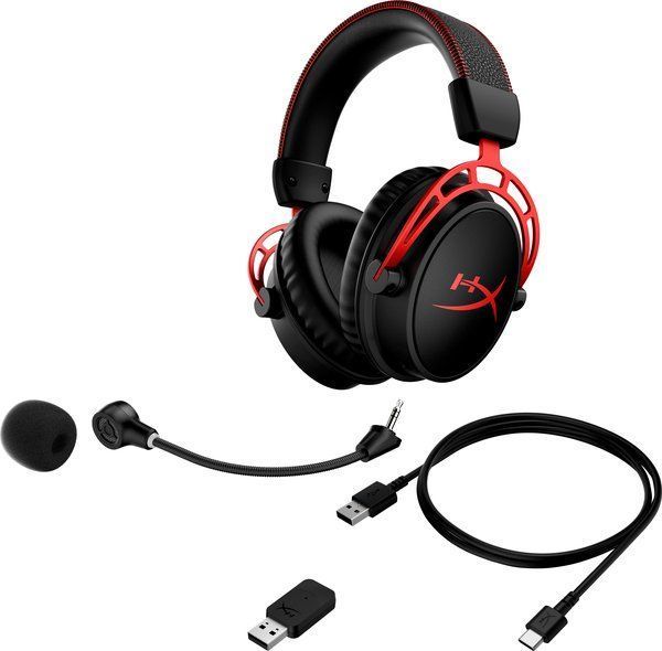 Гарнітура ігрова HyperX Cloud Alpha WL/USB-A, чорно-червоний 4P5D4AA фото