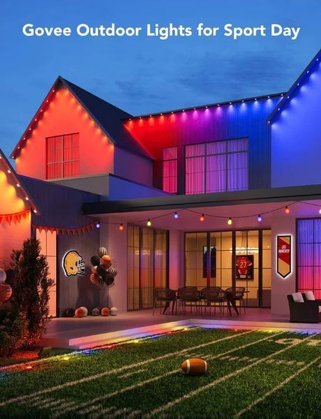 Гірлянда Smart LED Govee H705A Permanent Outdoor Lights, RGBIC, IP67, 30м, кабель прозорий H705A3D1 фото
