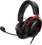 Гарнітура ігрова HyperX Cloud III, mini-jack/USB-A/USB-C, 1.2м/1.3м, чорно-червоний 727A9AA фото