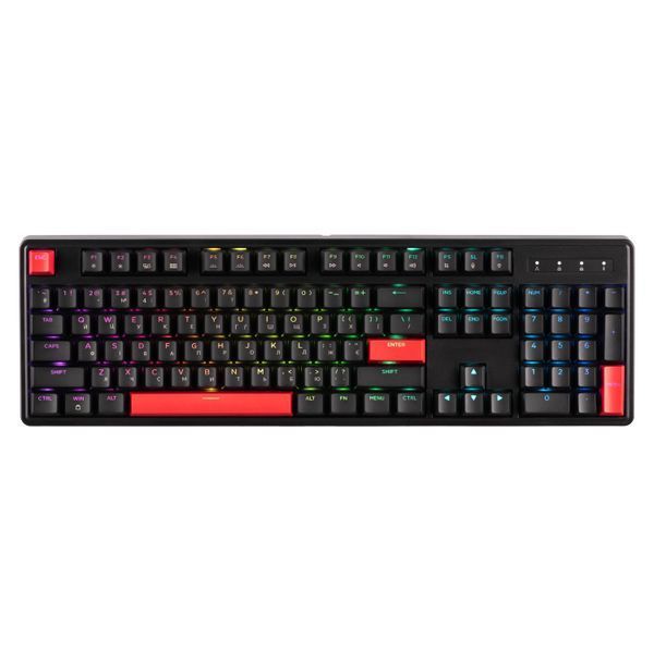 Клавіатура механічна Lemokey X3 104Key, Keychron Brown, USB-A, QMK/VIA, Hot-Swap, EN/UKR, RGB, чорний X3-H3-UA фото