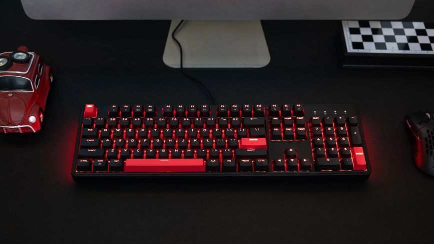 Клавіатура механічна Lemokey X3 104Key, Keychron Brown, USB-A, QMK/VIA, Hot-Swap, EN/UKR, RGB, чорний X3-H3-UA фото