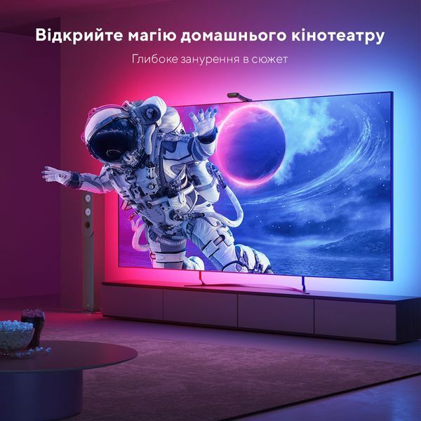 Набір адаптивного підсвічування Govee H605C Envisual TV Backlight T2 with Dual Cameras 55-65', RGBIC, WI-FI/Bluetooth, чорний H605C311 фото