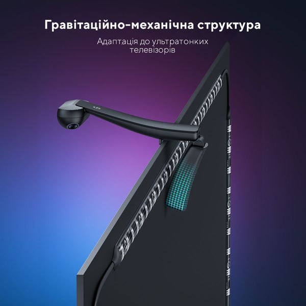 Набір адаптивного підсвічування Govee H605C Envisual TV Backlight T2 with Dual Cameras 55-65', RGBIC, WI-FI/Bluetooth, чорний H605C311 фото