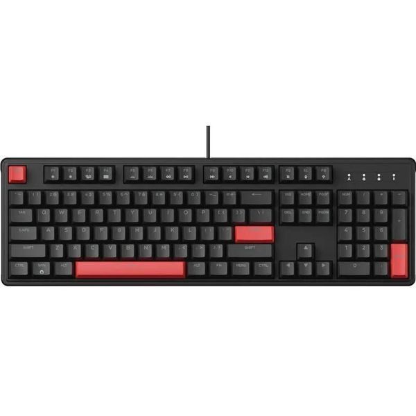 Клавіатура механічна Lemokey X3 104Key, Keychron Red, USB-A, QMK/VIA, Hot-Swap, EN/UKR, RGB, чорний X3-H1-UA фото