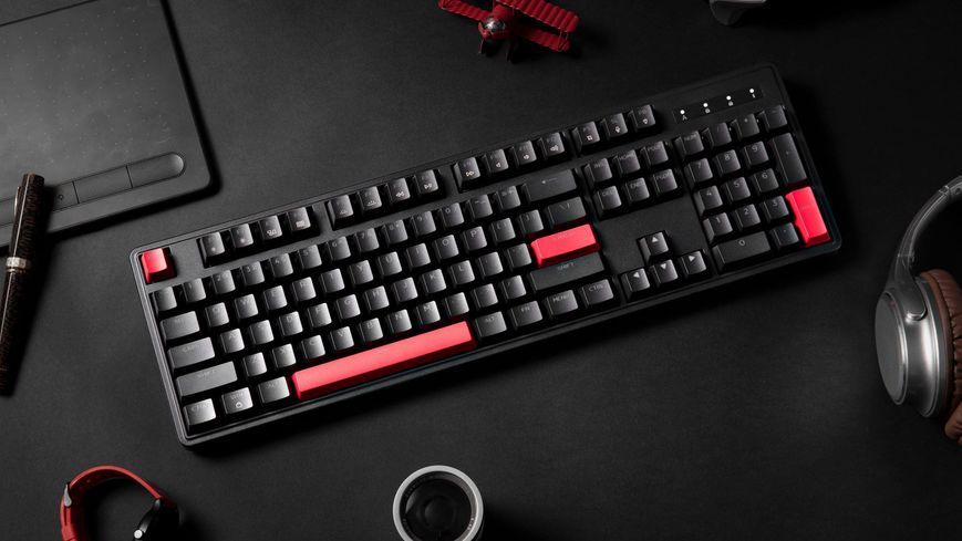 Клавіатура механічна Lemokey X3 104Key, Keychron Red, USB-A, QMK/VIA, Hot-Swap, EN/UKR, RGB, чорний X3-H1-UA фото