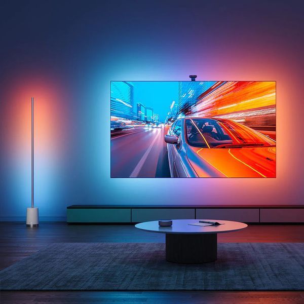 Набір адаптивного підсвічування Govee H605C Envisual TV Backlight T2 with Dual Cameras 75-85', RGBIC, WI-FI/Bluetooth, чорний H605C312 фото