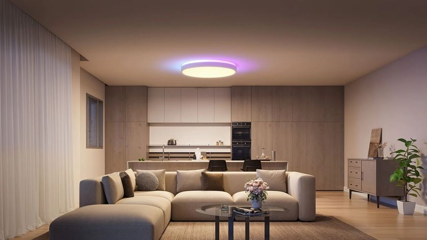 Потолочний світильник Govee 38cm Smart Ceiling Light Pro, RGBICWW, WI-FI/Bluetooth, білий H60A6C01 фото