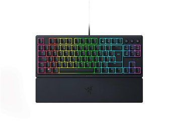 Клавіатура механічна Razer Ornata V3 TKL 84key, Mecha-Membrane Switch, USB-A, EN/UK, RGB, чорний RZ03-04881800-R371 фото