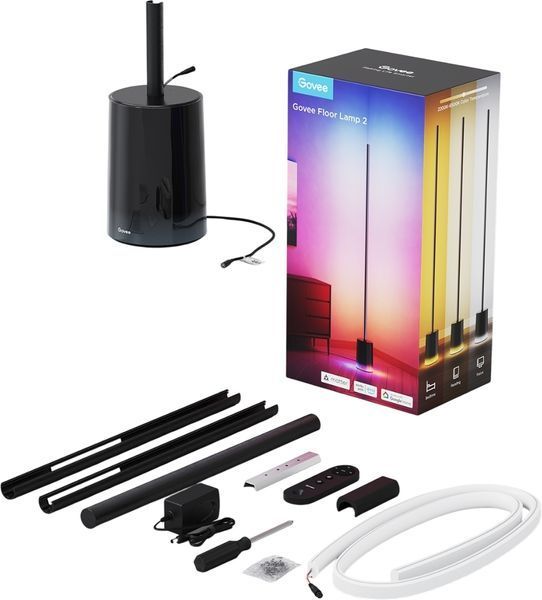 Торшер розумний Govee H607C Floor Lamp 2, 1725Lm, RGBICWW, WI-FI/Bluetooth, білий H607C311 фото