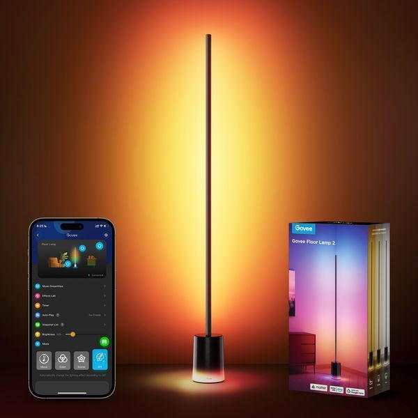 Торшер розумний Govee H607C Floor Lamp 2, 1725Lm, RGBICWW, WI-FI/Bluetooth, білий H607C311 фото