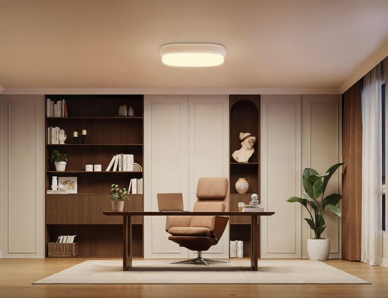 Потолочний світильник Govee H60A4 30cm Smart Square Ceiling Light, RGBWW + RGBIC, WI-FI/Bluetooth, білий H80A4C01 фото
